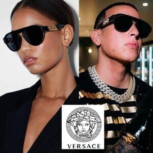 Versace Sunglasses Unisex Black Sunglasses GB1/87 44